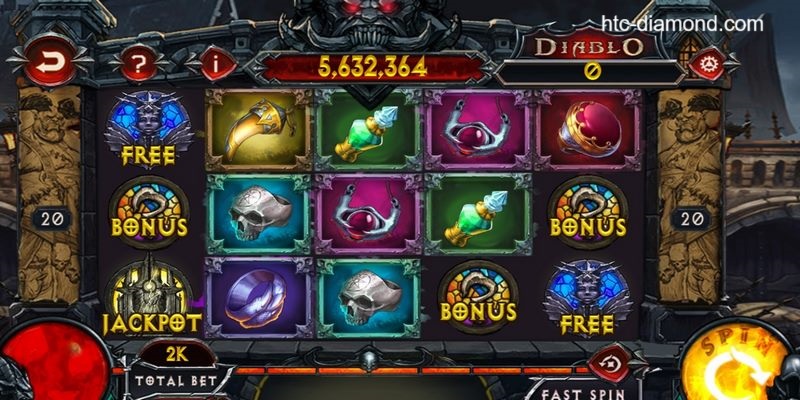 Hướng dẫn chơi Diablo Slots Nổ Hũ tại ManVip