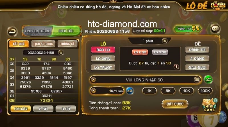 Hướng dẫn chơi Lô đề siêu tốc cho anh em tại Iwin