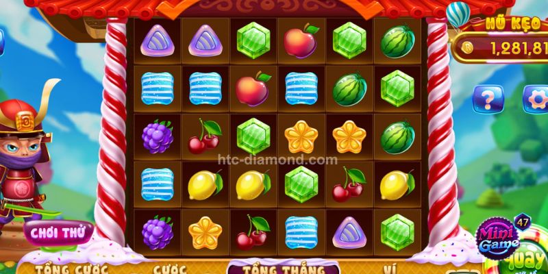 Chơi game Candy Fruit Samurai chữa lành và đổi thưởng hấp dẫn